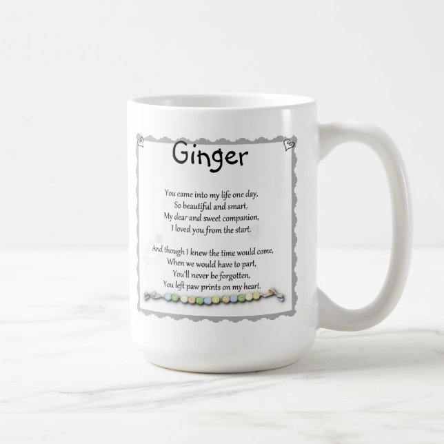 Mug Vous avez laissé des empreintes de pattes sur ma (Droite)