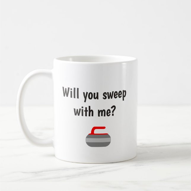 Mug Vous balayerez avec moi - le sport du bordage (Gauche)