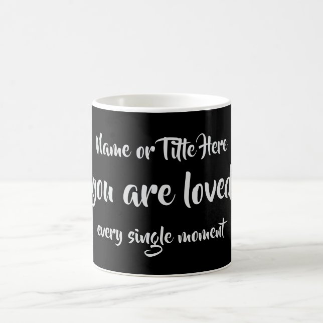 Mug Vous êtes adoré Rappel Personnalisé (Centre)