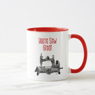 Mug Vous êtes cousez la grande illustration