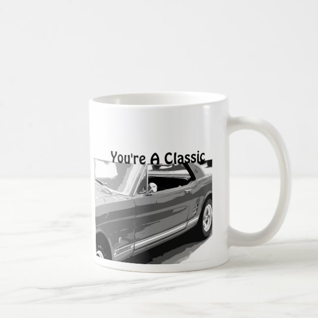 Mug Vous êtes des classiques, le mustang 1968 de (Droite)