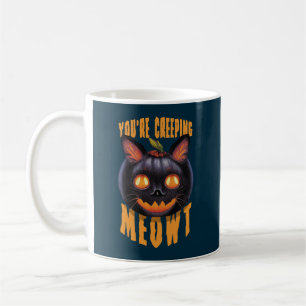 Mug Vous êtes en train de ramper Meowt   Chat noir Hal