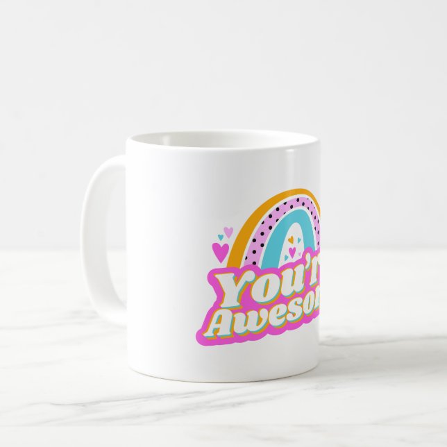 Mug Vous êtes génial design mignon (Devant gauche)