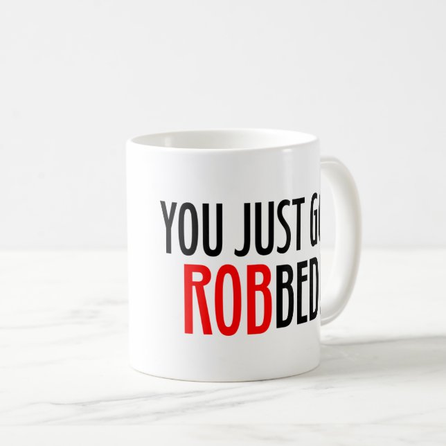 Mug Vous êtes juste devenus revêtus d'une robe ! (Devant droit)