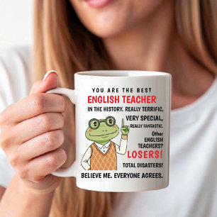 Mug Vous êtes le meilleur professeur d'anglais. Les au