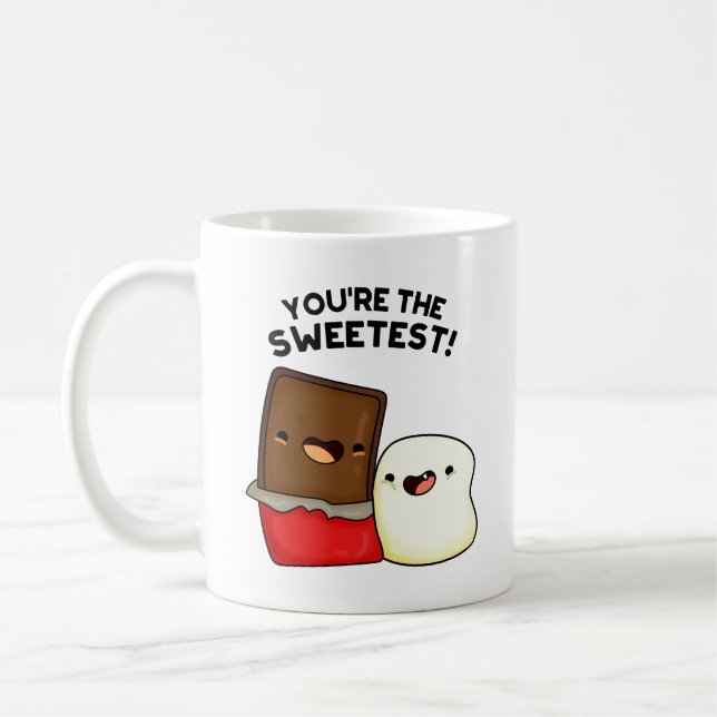 Mug Vous êtes le plus doux jeu de snacks amusant (Gauche)