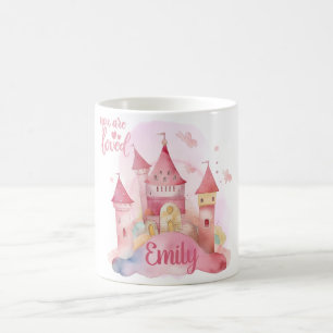 Mug Vous êtes Loved Palace sur le nuage rose