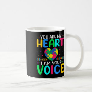 Mug Vous êtes mon coeur Je suis votre voix Autisme
