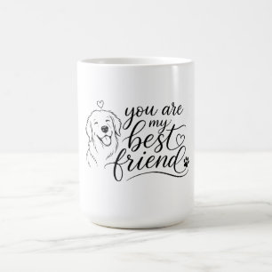 Mug Vous êtes mon design de chien meilleur ami