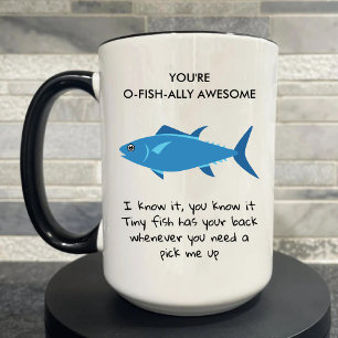 Mug Vous êtes O Fish Ally Awesome Funny Enseignant Ang
