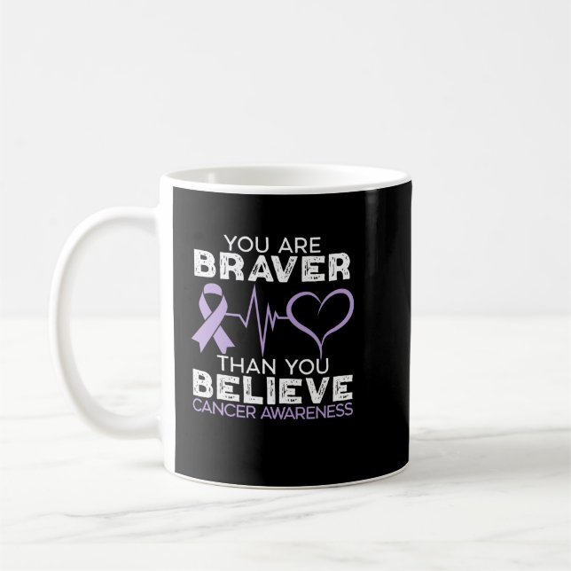 Mug Vous Êtes Plus Courageux Que Vous Ne Croyez Le Sou (Gauche)