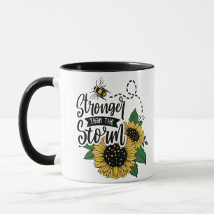 Mug Vous êtes plus fort que cette tempête. Un café cad