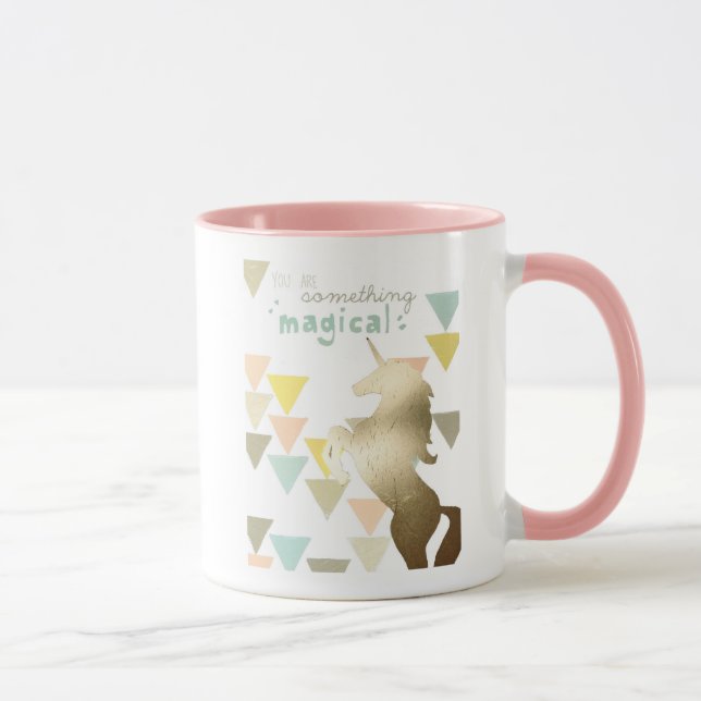 Mug Vous Êtes Quelque Chose De Magique Or Unicorn (Droite)