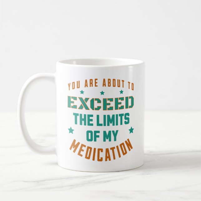 Mug Vous êtes sur le point de dépasser les limites de  (Gauche)