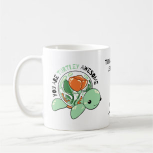 Mug Vous Êtes Turtley Awesome Flower Succulte Tortue