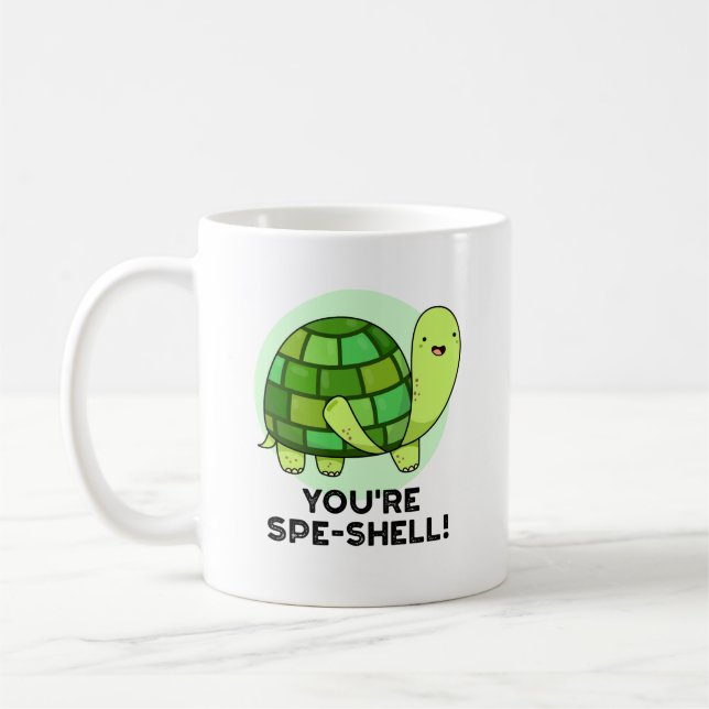 Mug Vous êtes un jeu de tortue drôle en coquille (Gauche)