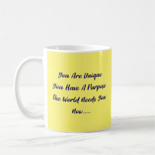 Mug Vous Êtes Unique - Le Monde A Besoin De Vous Bleu/