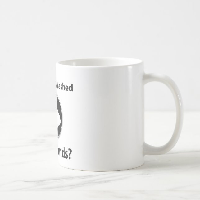 Mug Vous êtes-vous lavés les mains ? (Droite)