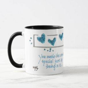 Mug Vous faites du monde spécial juste en étant deda
