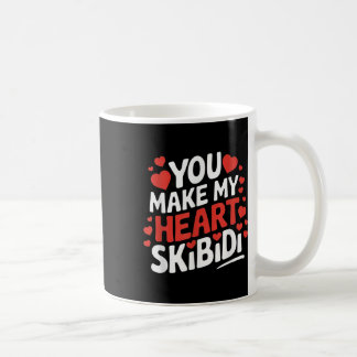 Mug Vous Faites Mon Coeur Skibidi Valentines Hommes Et