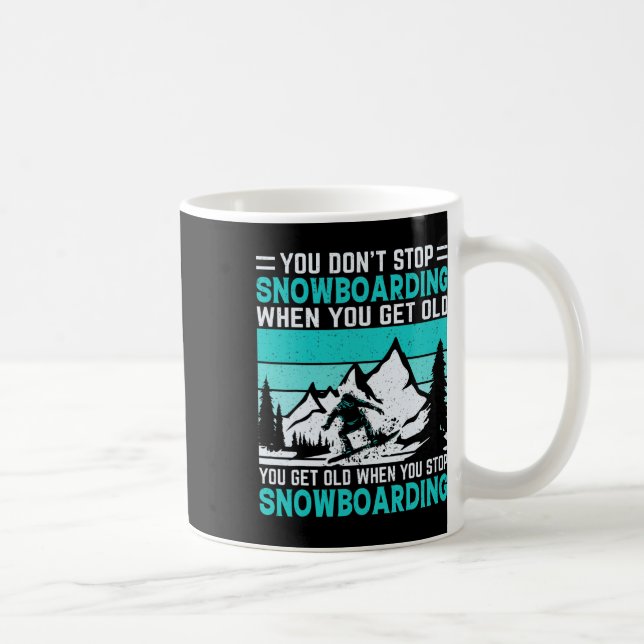 Mug Vous n'arrêtez pas de faire du snowboard quand vou (Droite)