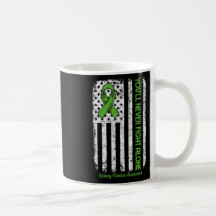 Mug Vous ne combattrez jamais seul drapeau maladie du