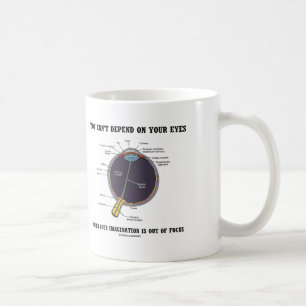 Mug Vous ne pouvez pas dépendre de vos yeux Imaginatio