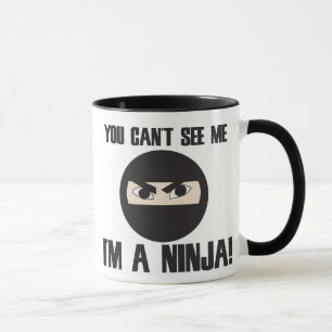 Mug Vous ne pouvez pas me voir je suis un ninja