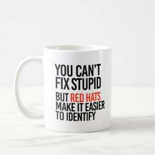 Mug Vous ne pouvez pas réparer stupide mais les casque