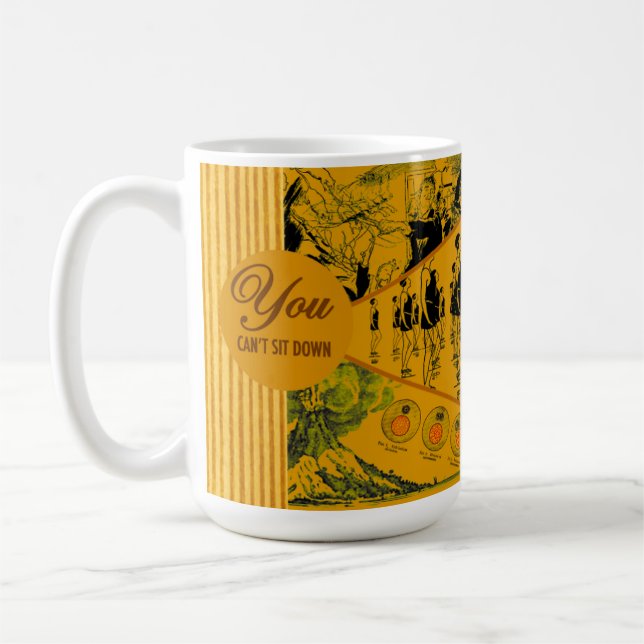 Mug Vous ne pouvez pas vous asseoir (Gauche)