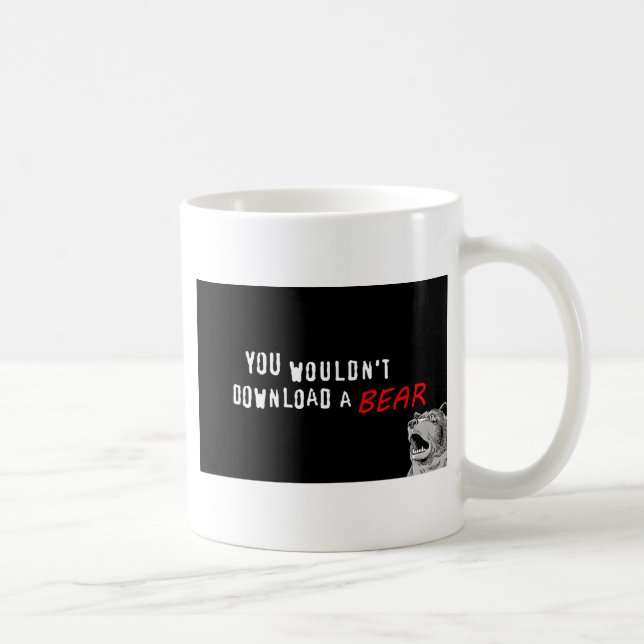 Mug Vous ne téléchargeriez pas un ours - GeekShirts (Droite)
