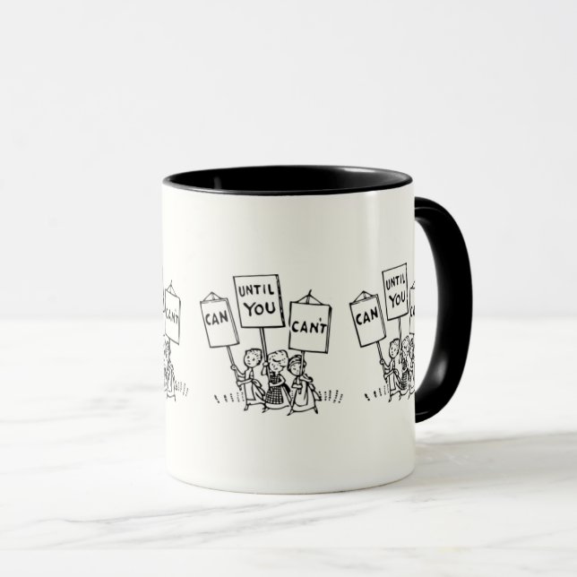Mug Vous Pouvez : Citations Motivationnelles Pensée Po (Devant droit)