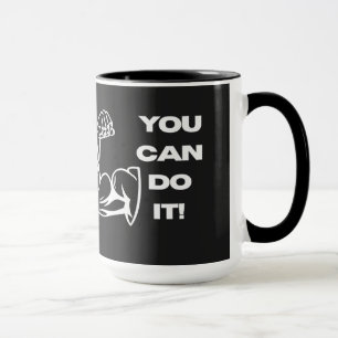 Mug Vous Pouvez Le Faire Motivation Fitness Gym T-Shir