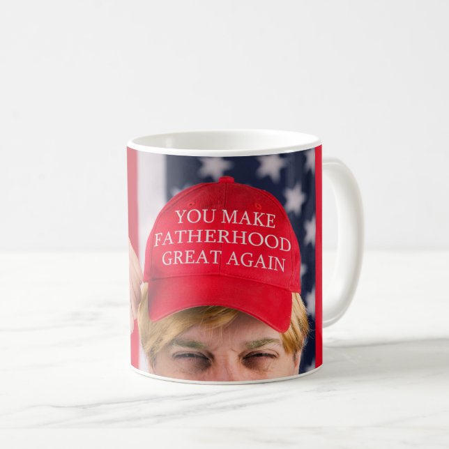 Mug Vous rendez la paternité grande à nouveau Casquett (Devant droit)