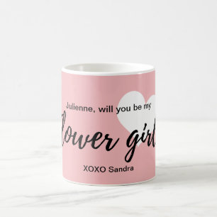 Mug Vous serez ma demoiselle de honneur mignonne