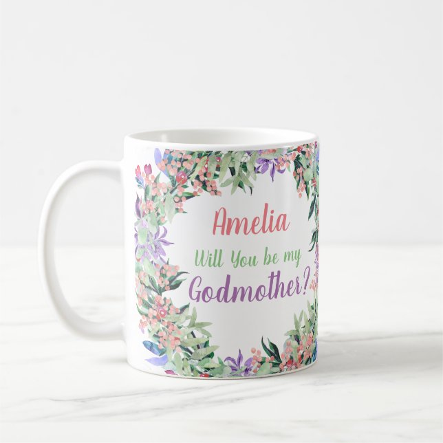 Mug Vous serez ma proposition de marraine florale (Gauche)