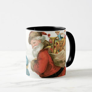 Mug Vous souhaitant la joie de Noël par Ellen Clapsadd