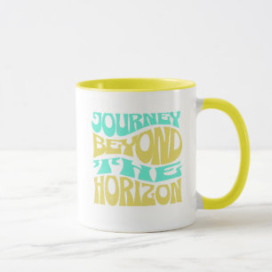 Mug Voyage au-delà de l'horizon – Voyage inspirant 