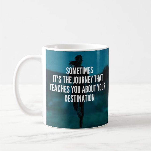 Mug Voyage de conditionnement physique - Motivation de (Gauche)