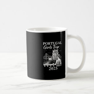 Mug Voyage de filles au Portugal 2025 Ville Voyage Vac