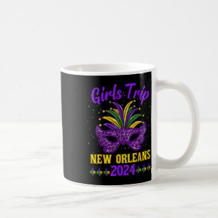 Mug Voyage de filles Nouvelle-Orléans 2024 Mardi Gras