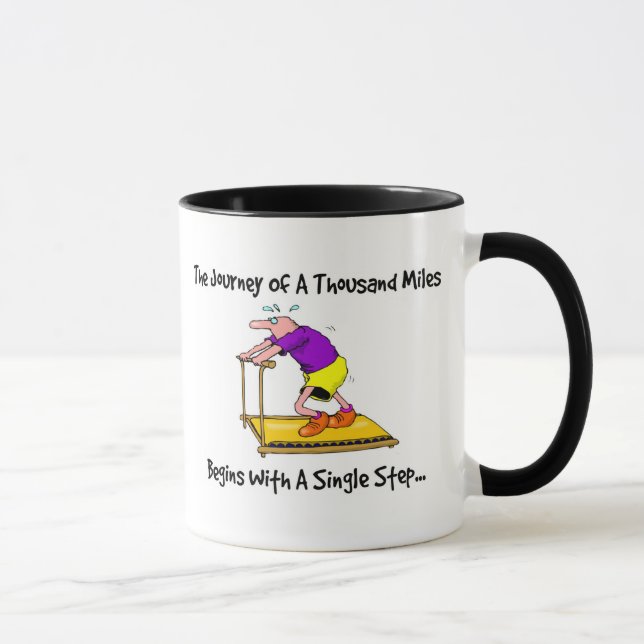 Mug Voyage D'Un Mille Mille Milles - Exercice Motivati (Droite)