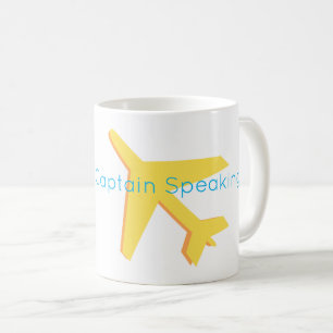 Mug Voyage en Avion Ici C'est Votre Capitaine Qui Parl