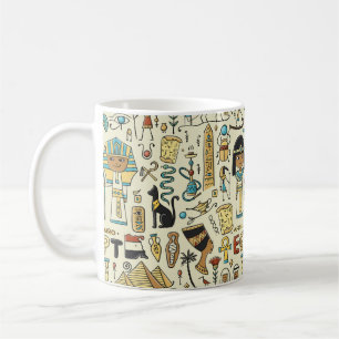 Mug Voyage en Egypte. Motif transparent