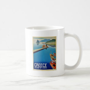 Mug Voyage en Grèce vintage - Île de Corfou