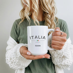 Mug Voyage en Italie drapeau italien vacances italienn