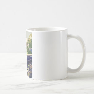 Mug Voyage ferroviaire en Europe vintage