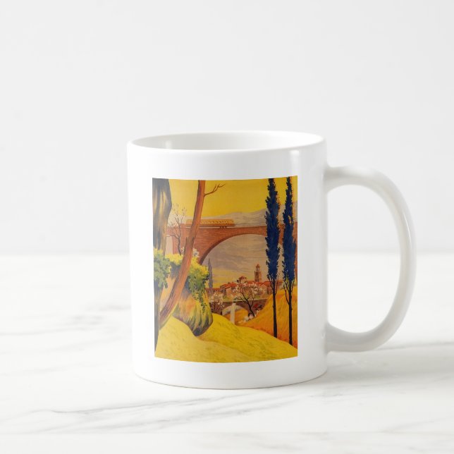 Mug Voyage ferroviaire vintage (Droite)