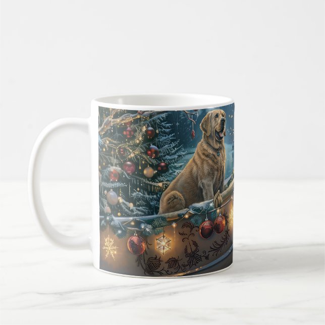 Mug Voyage festif de Noël au Labrador (Gauche)