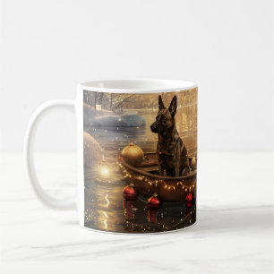 Mug Voyage festif de Noël du Malinois belge